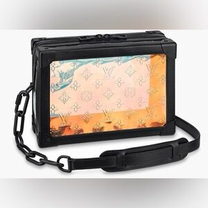 Louis Vuitton Black Monogram Prism Soft Trunk Bag
